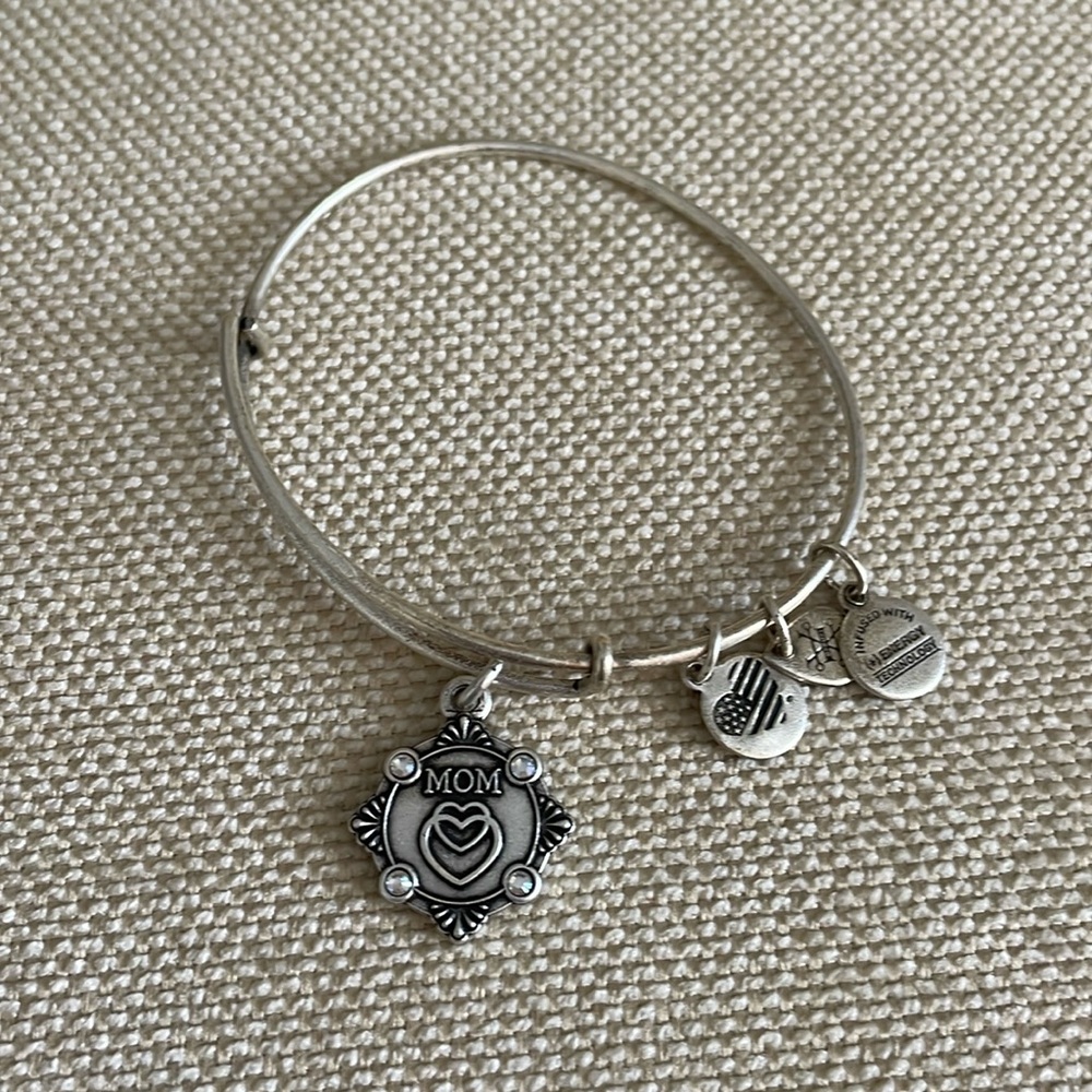 Alex and Ani Mom Silver Bracelet New